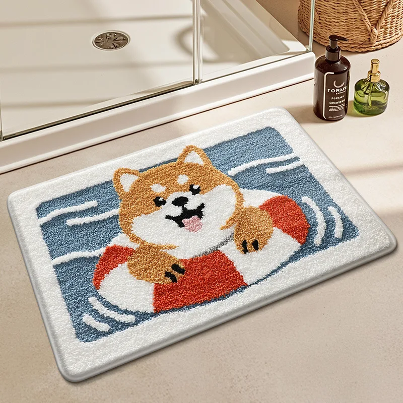 tapis de douche décor buche
